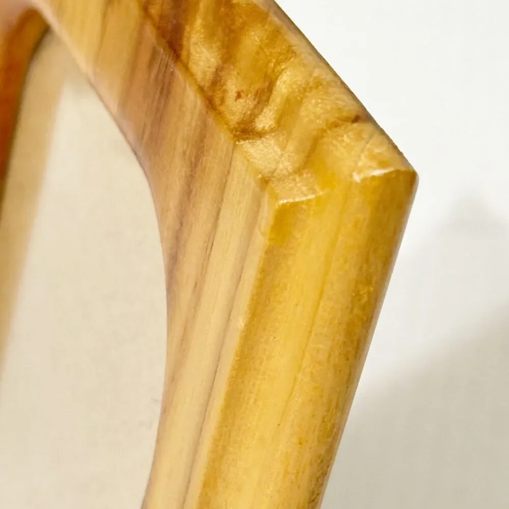 Hand Made Camphor Laurel Wood Picture Frame 6x8 Fits Picture 3.75 x 5.5 in